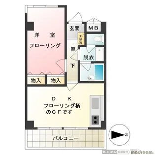 ユーレジデンス【3階】の間取り