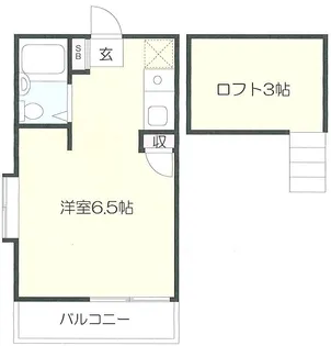 ロフト中原II【2階】の間取り