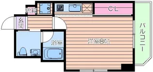 アクエルド新町【10階】の間取り