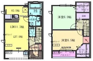 コルトーナGの間取り