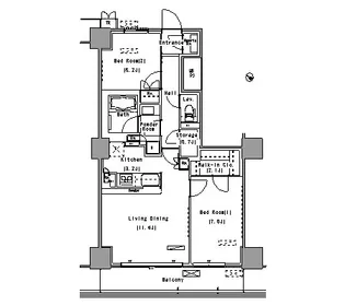 東京都江東区豊洲1【マンション】の間取り