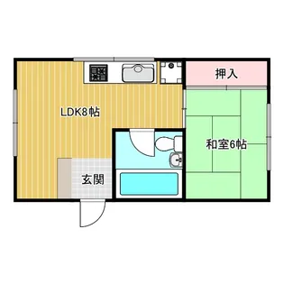 松屋ビル【4階】の間取り