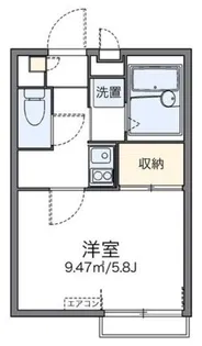 レオパレス小日向【2階】の間取り