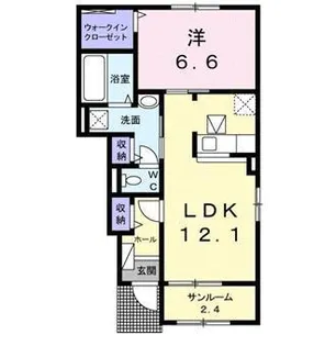 アクティ・スクエア【1階】の間取り