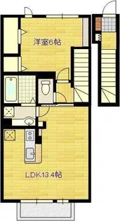スターレット尼寺【2階】の間取り
