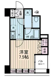 アムス馬喰町【6階】の間取り