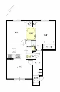 ヴィアソーレ 壱番館【1階】の間取り