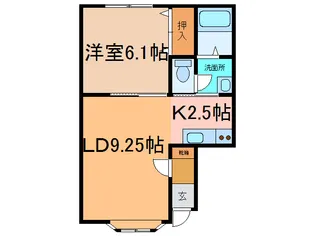 エスポワール2004【1階】の間取り