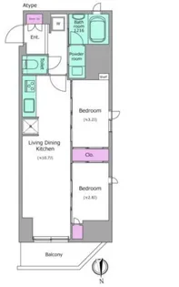 東京都台東区東上野1【マンション】の間取り