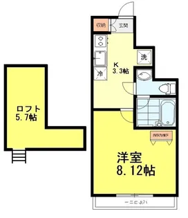 アイビス【1階】の間取り