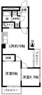 東京都中野区本町6【マンション】の間取り