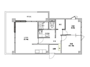 グランテラス駅南【1階】の間取り
