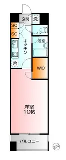 イーリス希望が丘【4階】の間取り