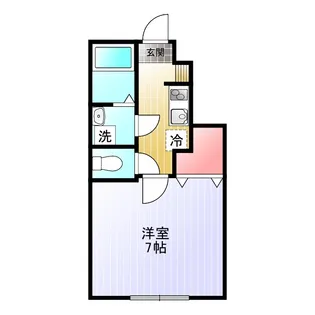 ラフィネ東小金井【1階】の間取り