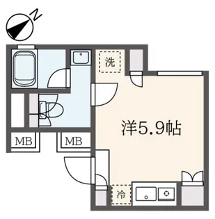 ASTILE恵比寿【4階】の間取り
