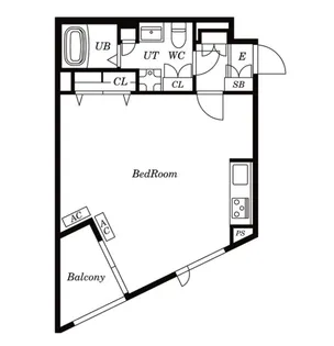 ランパール高輪【1階】の間取り
