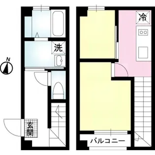 LUMIERE南品川A【1階】の間取り