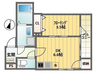 グランド目黒【2階】の間取り