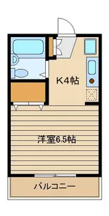 ウエストコート南大泉【2階】の間取り