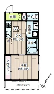 ハイムサウス【1階】の間取り