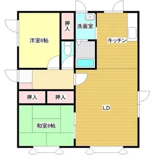 ピュアメゾン明野新町【2階】の間取り