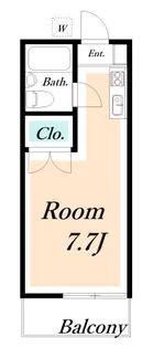 コーポ南行徳【2階】の間取り