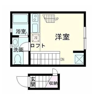 BS二葉レジデンスB棟【2階】の間取り