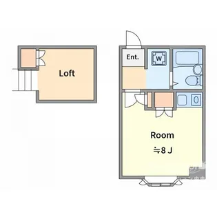 インテック落合【2階】の間取り