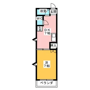 グレンコートII【2階】の間取り