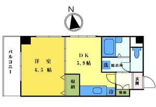 アドリアーノ【7階】の間取り