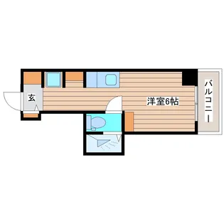 アソルティ東二番丁レジデンス【10階】の間取り