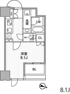 東神田テラスレジデンス【3階】の間取り