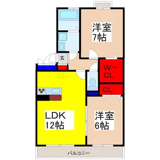 Riviere【1階】の間取り