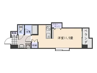 ビューハイツ早崎【2階】の間取り