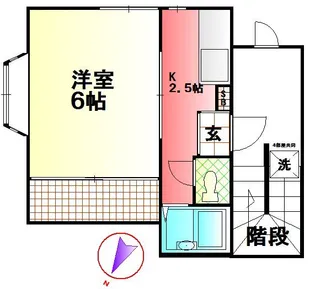 MUハイム陽輪台【2階】の間取り