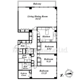 Aureole Gardens【2階】の間取り