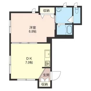 fragrant olive【1階】の間取り