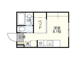 ハイドランジア草津【2階】の間取り
