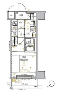 RELUXIA GRANDE横濱吉野町【5階】の間取り