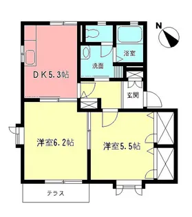 ボナールビレッジ【2階】の間取り