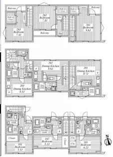 プラスアーバン千歳船橋【2階】の間取り