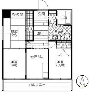 イミソーレ岩倉【2階】の間取り