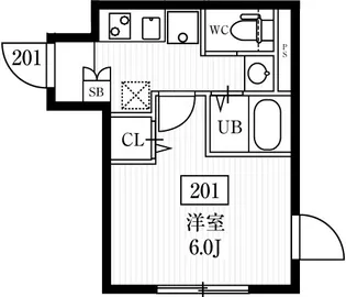 エルファーロ小竹向原【2階】の間取り
