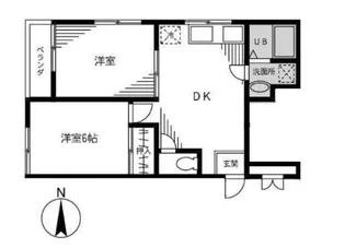 ル・サンミル【1階】の間取り