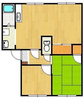 プレザンヴィ【1階】の間取り