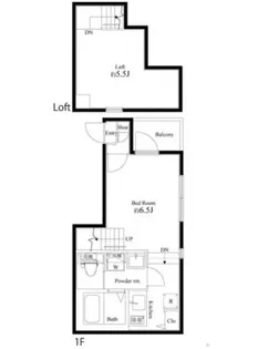 タウンフィールドI【1階】の間取り