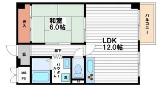 オノエマンション【3階】の間取り