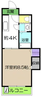 ウィンビル【3階】の間取り