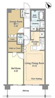 センチュリー尾山台グレイス【2階】の間取り