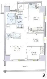 エクセレントシティ横濱大通り公園【7階】の間取り